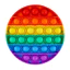 < Pluscloth > Rainbow Push Bubble Fidget Toy Giảm căng thẳng Bong bóng silicon bật lên Trò chơi bóp giác quan Lo âu Bình tĩnh ủng hộ bữa tiệc cho trẻ em Người lớn Đồ chơi bàn văn phòng du lịch vui nhộn Đồ chơi Fidget