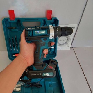 (RẺ QUÁ)   Máy khoan pin 72V 3 chức năng khoan tường,bắn vit,mở bulong- Tặng kèm 24 chi tiết