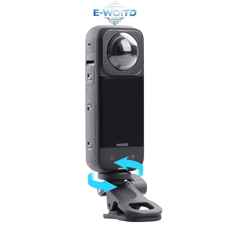 E-WOITD Tấm Che Nắng Ô Tô Gắn Camera Có Kẹp Điện Thoại Cho Điện Thoại Di Động Cho Hero 12 11 10 9 8 Cho X3 One X2 Phụ Kiện E-WOITD