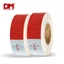 DM Đàoming Xe Tải Phản Quang Miếng Dán Cơ Thể Đỏ Trắng Pha Lê Màu Lưới Phản Quang Phim Giao Thông Kiểm Tra Hàng Năm Cảnh Báo Chống Va Chạm Dải Phản Quang ILPJ