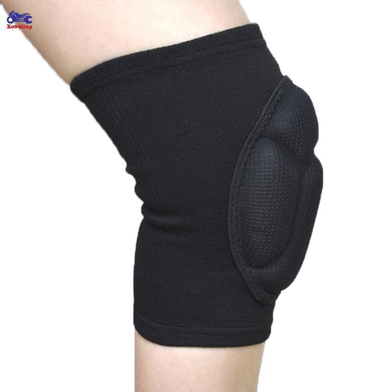 XOITOP 2 Cái / bộ Miếng Lót Đầu Gối Thể Thao Nam Co Giãn Miếng Lót Đầu Gối Hỗ Trợ Thể Dục Bánh Răng Bóng Rổ Nẹp Bảo Vệ Thi Bọt Biển VN
