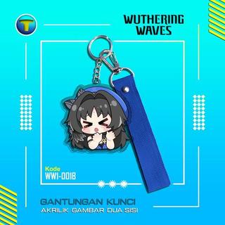 Gantungan kunci Wuthering Waves Yangyang keychain ganci akrilik game gamers kuro games merchandise - WW1-001. - WW1-001A
