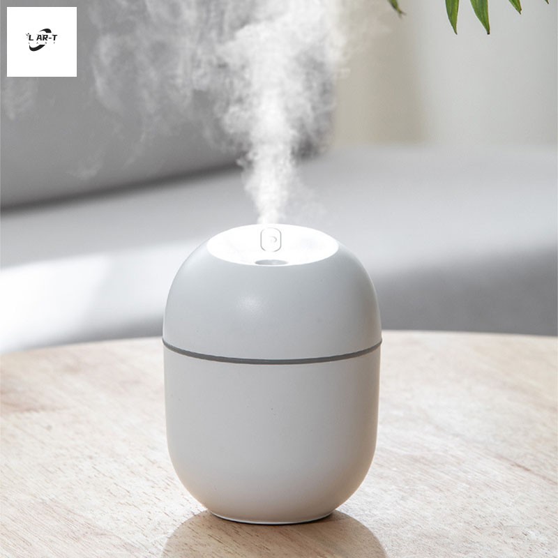 Máy tạo độ ẩm không khí USB 220ml với 2 chế độ Máy tạo độ ẩm đèn ngủ LED phun sương