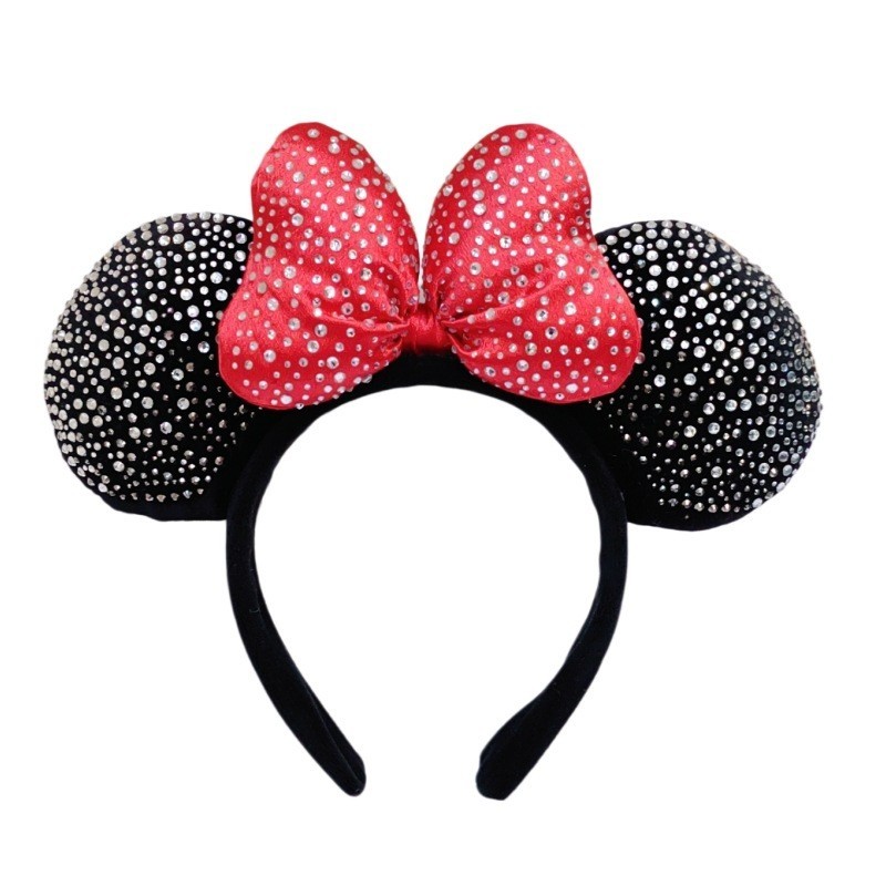 Băng Đô Mickey Nile Kỳ Nghỉ Ảnh Chống Trơn Trượt Sáng Kim Cương Mũ Hỗn Hợp Lô Băng Đô 26.4.26