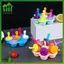 SWEET 7 Lỗ DIY Kem Pops Khuôn Silicon Kem Bóng Máy Làm Popsicles Khuôn Trái Cây Cho Bé Lắc Nhà Phụ Kiện Nhà Bếp Dụng Cụ n