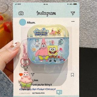SpongeBob SquarePants cho Airpods4 Airpod 1 / 2 3 Pro Pro Pro2 pro3