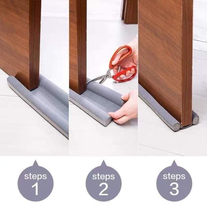Nẹp Xốp Chặn Khe Cửa Chống Ồn, Ngăn Côn Trùng, Bụi Bẩn, Gió Điều Hoà, Tránh Kẹp Chân Tay Trẻ Nhỏ