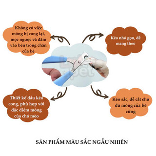 Kéo Bấm Móng Thép Không Gỉ Cho Pet