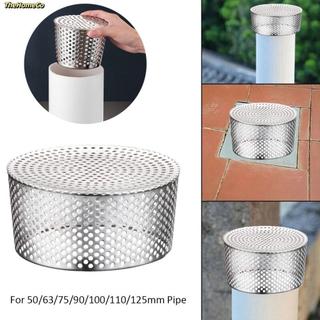 THEHOMECO Nắp thoát nước sàn trên nóc, Màn hình lọc bên ngoài bằng thép không gỉ hình tròn, Nắp ống mưa Ống thoát nước chống tắc cống thoát nước chống tắc nghẽn ngoài trời