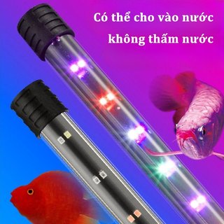 Đèn LED bể cá chìm Đèn LED chống nước USB đổi màu Đèn bể cá tiết kiệm năng lượng