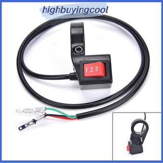 HCVN 22mm 3 Tốc Độ Mô-đun Công Tắc Xe Tay Ga Xe Đạp Điện Xe Đạp Tốc Độ Dịch Chuyển Công Tắc Xe Đạp Điện Mới HOT