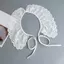 Cape giả cổ thêu hoa và vỏ sò cho bé gái ngọt ngào