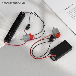 [Mới] Bộ Động Cơ 130 Với Hộp Bảo Quản Pin 2x Và Công Tắc 16500 RPM Mini Sinh Viên DIY Mô Hình Mạch Động Cơ Điện Tử.