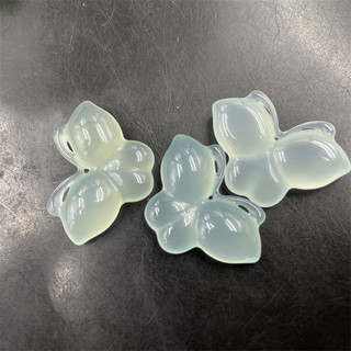 ((1 cái) Ice Light Xanh Ngọc Mã Não Ruyi Khóa Mặt Dây Chuyền Ngôi Sao Mặt Trăng Mặt Dây Chuyền Tự Làm Phụ Kiện