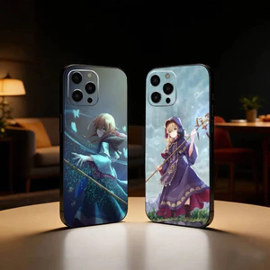 Ốp điện thoại TP-1 S-Silent Witch M-Monica cho iPhone17,16,15,13,12 Plus, Max Soft Silicone Black Cover
