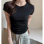 Áo thun ngắn tay xếp ly hẹp dành cho nữ Slim-Fit Slimm