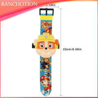 Đồng hồ chiếu bằng nhựa / cao su hoạt hình Chiều dài tiêu cự 1 loại Đồng hồ có thể điều chỉnh đồ chơi trẻ em kỹ thuật số