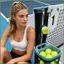 Kẹp Bóng Tennis Di Động Giá Nhỏ Bóng Tennis Thiết Bị Tập Luyện Dành Cho Người Lớn Nam Nữ Ngoài Trời Sân Vườn Sân kouvn