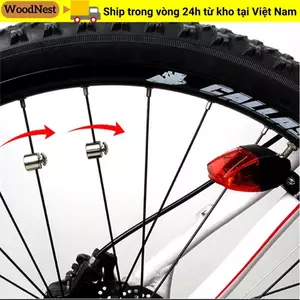 Đèn cảnh báo đi xe đạp WOODNEST, Đèn đuôi xe đạp đa năng chống nước, Đèn Panier có thể điều chỉnh