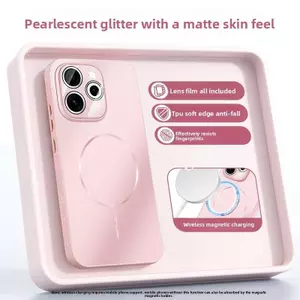 Ốp Lưng Cho OPPO Reno15 Pro Max Pearl Glitter Powder Matte Skin Feel Anti-Drop Phone Case