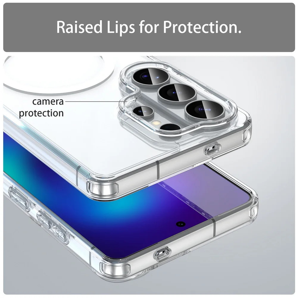 Ốp điện thoại chống rơi trong suốt 4 góc cho Samsung S26 Ultra S26 Edge Galaxy S25 FE s25 ultra S24 + Vỏ bảo vệ