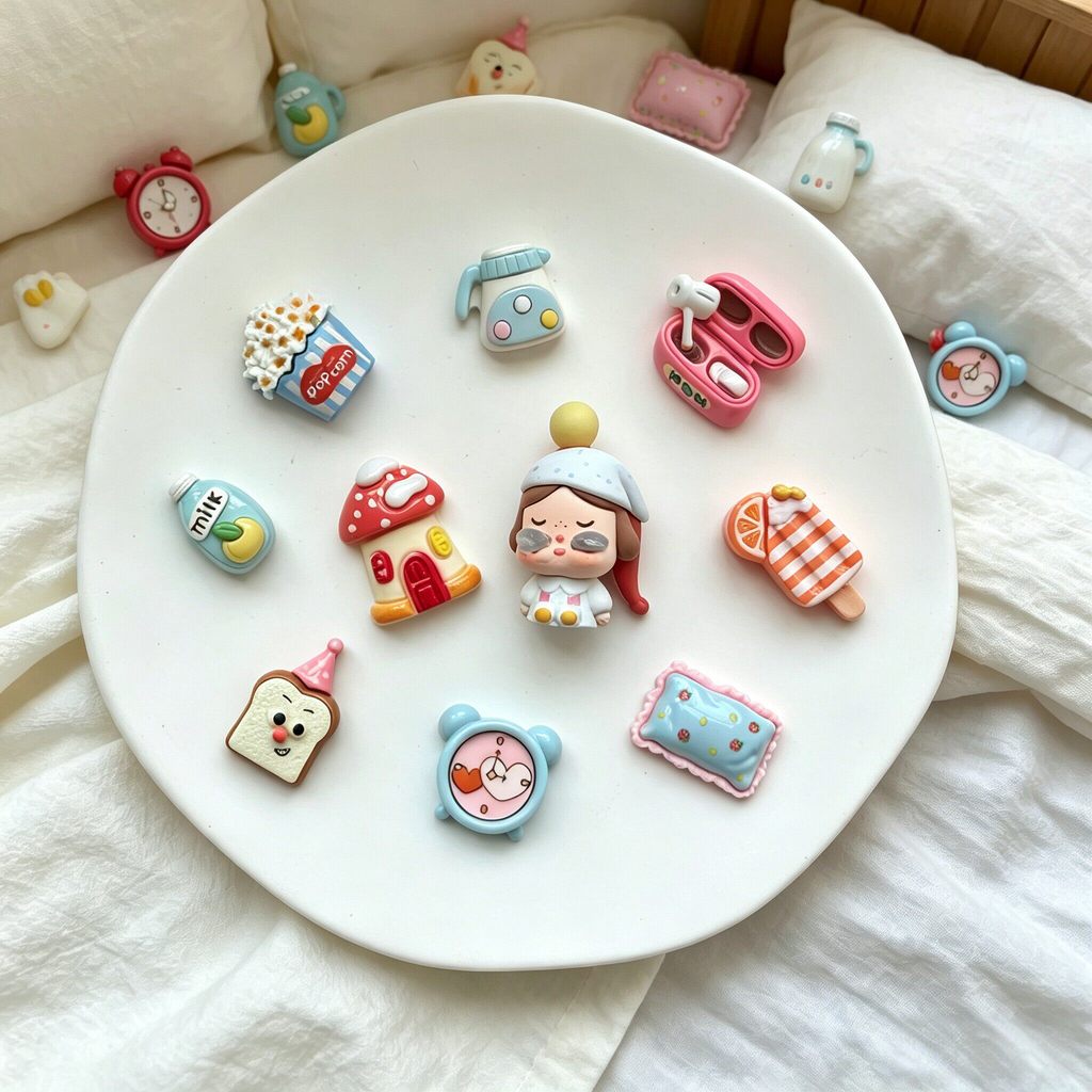 Phụ Kiện Khóa Giày Pop Mart DIY 3D Dễ Thương Có Thể Tháo Rời, Phụ Kiện Lỗ Giày Zhibixing