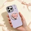 INS Dễ Thương Màu Hồng LOVE Giá Đỡ Điện Thoại Từ Tính Có Gương Cho Ốp Nam Châm Và IPhone 13 15 16 17 Pro Max 14 Plus Có Thể Gập Lại Nhẫn Cầm Chân Đế