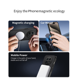 Vỏ từ tính bằng da bằng sợi Carbon cho Realme 12 12x 12 Pro 12 Pro + 5G Vỏ mờ sang trọng chống sốc Sạc không dây Vỏ chống sốc