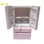 Tủ Lạnh Thu Nhỏ Bằng Nhựa Mô Phỏng Tủ Lạnh Mini Cửa Đôi Mẫu Tủ Lạnh Thủ Công Nội Thất Nhà Búp Bê Phụ Kiện Đẹp