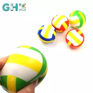 GHX 1PC Giảm Căng Thẳng Lỗ Thông Hơi Bóng Chuyền Mini Bóp Bóng Xốp Trẻ Em Đồ Chơi Ngoài Trời VN