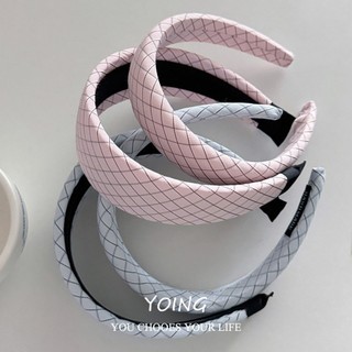 Yoing / Băng Đô Kẻ Sọc Phong Cách Hàn Quốc Nữ Đầu Lâu Cao Cấp Bấm Không Làm Tổn Thương Gói Rửa Mặt Chống Trơn Trượt Phụ Kiện Tóc Mũ Đội Đầu