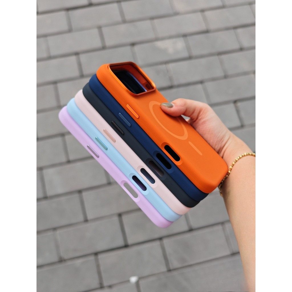 [ Chính hãng ] Ốp Lưng Mutural Silicone Chống Bẩn Hỗ Trợ Sạc Từ Tính Magnetic Kháng Vân Tay Cho iPhone