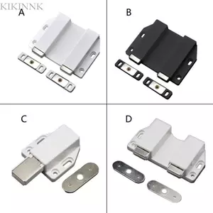 KIKIN Lưới Đẩy Từ Tính Đẩy Nặng Để Mở Cho Cảm Ứng Bắt Giảm Chấn Đệm Dừng Cho Nhà Bếp Cửa Đơn D
