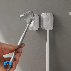 Giá đựng bàn chải đánh răng treo tường, chống bụi, không cần dùng đinh.