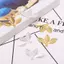 AqToCna 50 Cái / bộ Vintage Lá Filigree Quấn Kết Nối Kim Loại Thủ Công DIY Trang Sức Làm AqToCna