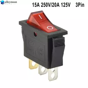 Công tắc Rocker chất lượng cao 3 chân màu đỏ ONOFFON 15A 250V 20A 125V Tuổi thọ cao