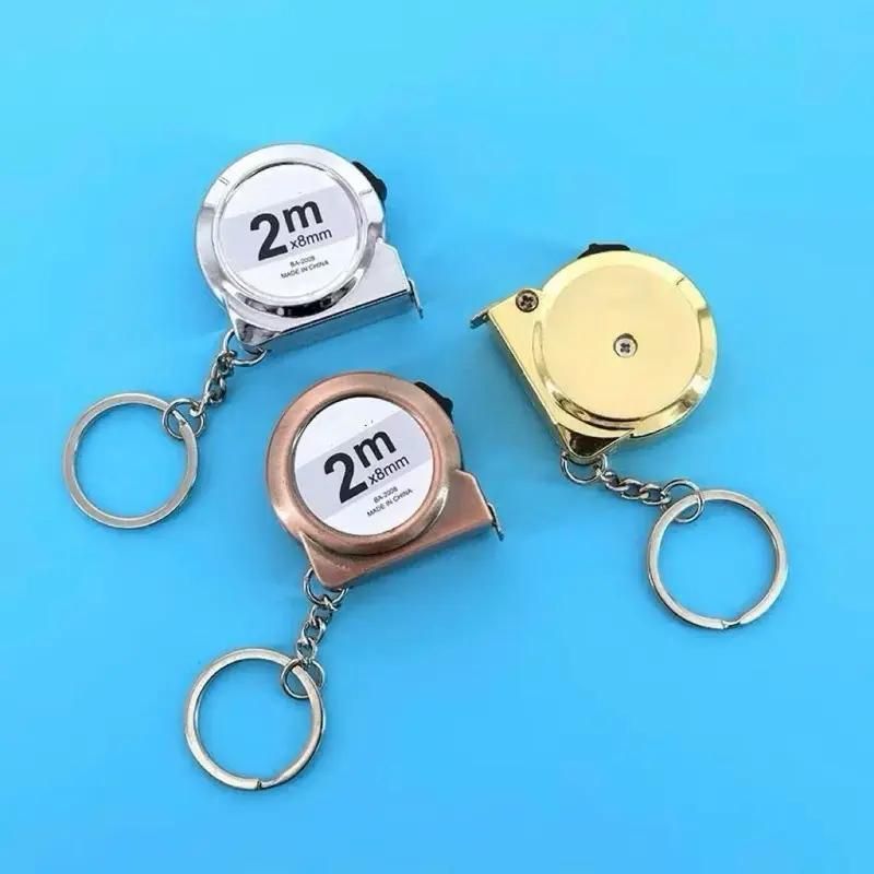 ￼Móc Khóa Thước Đo Mini, Thước Đo 2 Mét Có Thể Thu Gọn, Dụng Cụ Đo Di Động. C87 SHOP