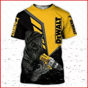 ST2 Dewalt Dụng Cụ Cổ Điển Unisex Áo Thun Nữ Tay Ngắn Thể Thao Tee Unisex Plus Kích Thước TS2