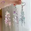 HFTOY Túi Gấu Trong Suốt Dễ Thương Móc Khóa Mặt Dây Chuyền Nơ Tình Yêu Quyến Rũ Móc Khóa Thanh Lịch Dây Xích Điện Thoại Ngọt Ngào Nữ Tính Bapa Treo Quà Tặng Trang Trí ~