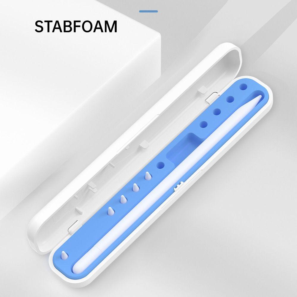 Hộp đựng bút cảm ứng máy tính bảng bảo vệ ABS, Hộp đựng bút cảm ứng PP chống sốc di động 10 khe cắm bút Stylus cho văn phòng thế hệ 1 / 2 / 3