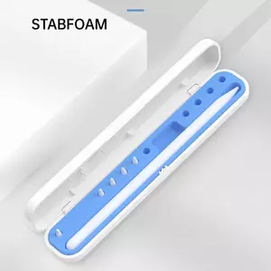 Hộp đựng bút cảm ứng máy tính bảng bảo vệ ABS, Hộp đựng bút cảm ứng PP chống sốc di động 10 khe cắm bút Stylus cho văn phòng thế hệ 1 / 2 / 3