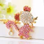 EGPK Bán chạy nhất Cặp đôi đính kim cương Chuột nhỏ Móc khóa xe hơi Nữ phiên bản Hàn Quốc Túi sáng tạo Mặt dây chuyền Móc chìa khóa kim loại Quà tặng