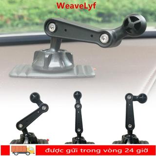 Giá đỡ đầu bi WEAVELYF 17mm, Giá đỡ ô tô Thanh kết nối mở rộng Bảng điều khiển ô tô Đế nhãn dán, Giá đỡ điện thoại xoay 360 độ bền Phụ kiện ô tô