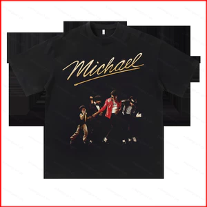 YB1 cổ điển Michael Jackson phim 2026 Áo thun người hâm mộ quà tặng áo thun ngắn tay BY1