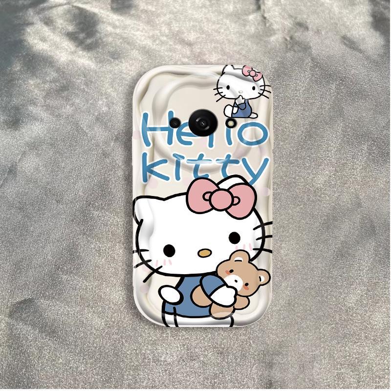 Thích hợp cho Redmi A3 / POCO C61 4G 3D Girls Soft TPU Kitty Rilakkuma Vỏ điện thoại chống sốc