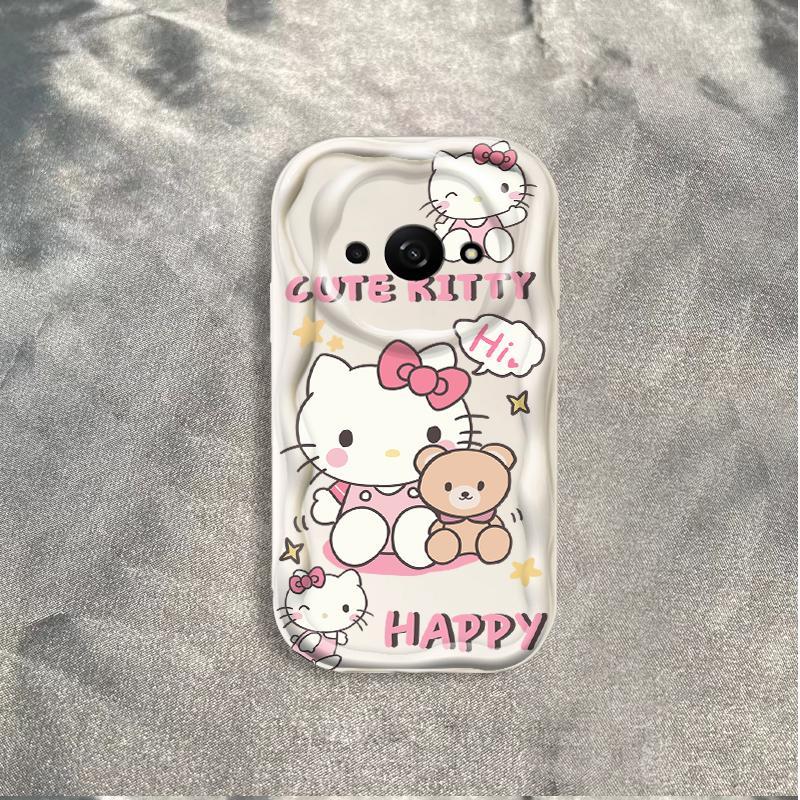 Thích hợp cho Redmi A3 / POCO C61 4G 3D Girls Soft TPU Kitty Rilakkuma Vỏ điện thoại chống sốc