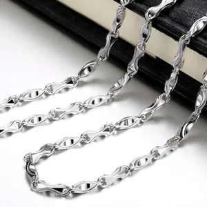 Stylishman 4M Thỏi Bạc Vật Dụng Cặp Đôi Nam Nữ Độc Đoán Dải Thỏi Hợp Thời Trang Sang Trọng Xương Đòn Độc Đáo