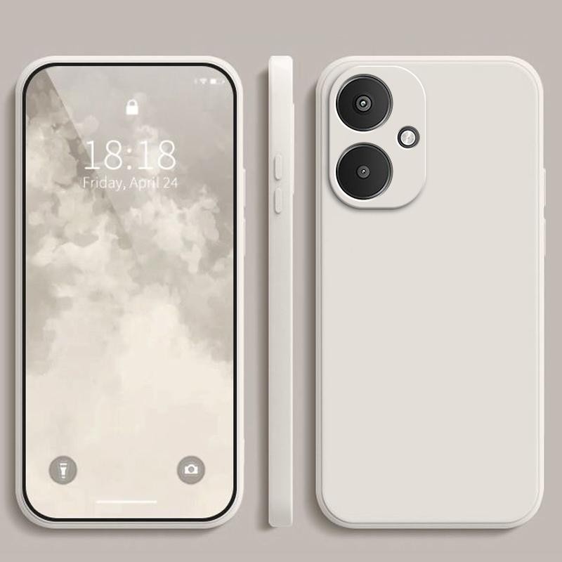 Tpu mềm cho Ốp lưng Redmi 13C 5G màu trơn Redmi13C 5G Vỏ bảo vệ silicon chống rơi màu trơn đơn giản