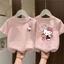Áo Thun Bé Trai - Bé Gái HỌA TIẾT MÈO HELLOKYTY QC47 K.Kid Áo Phông Chất Cotton Mát size 8-20kg M89