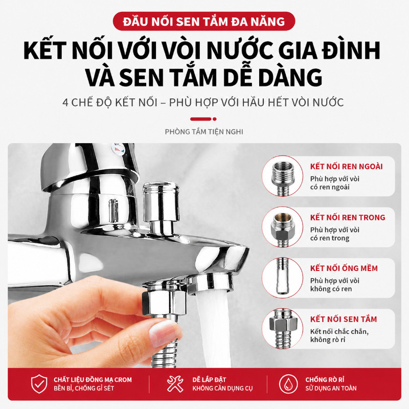Củ Sen Tắm Đồng Nguyên Khối Cao Cấp - Chế Tác Tinh Xảo, Tối Ưu Nhiệt Độ & Độ Bền Tuyệt Đối, Nâng Tầm Phòng Tắm Của Bạn
